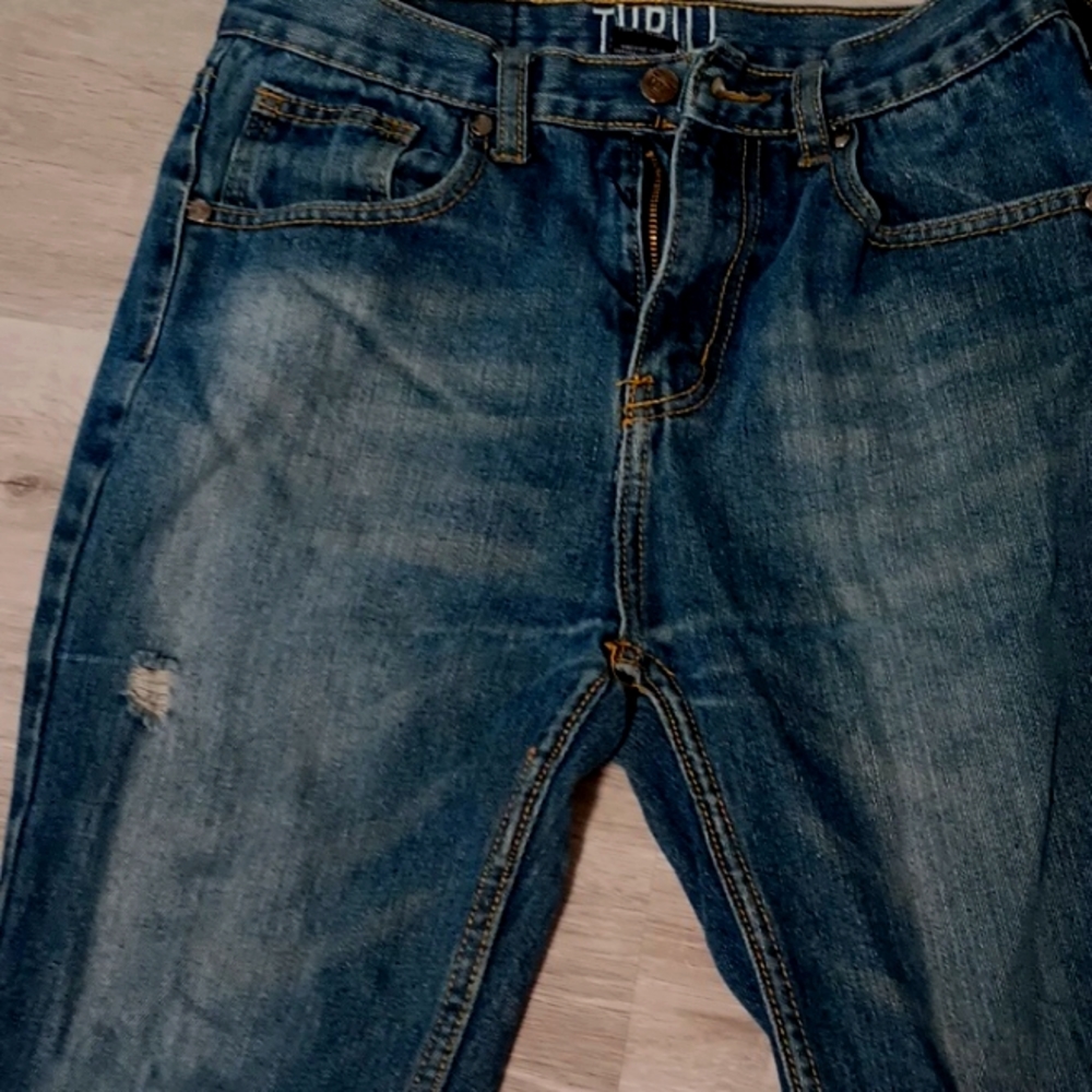 Distressed Thrill Jeans for Men
